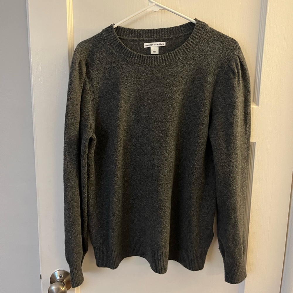 Amazon Essentials Women's Crew Neck Sweater - Dark Gray